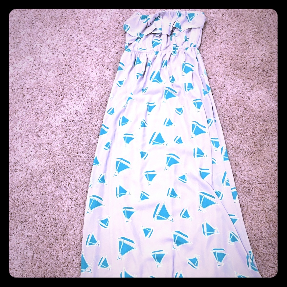 Strapless Maxi Dress